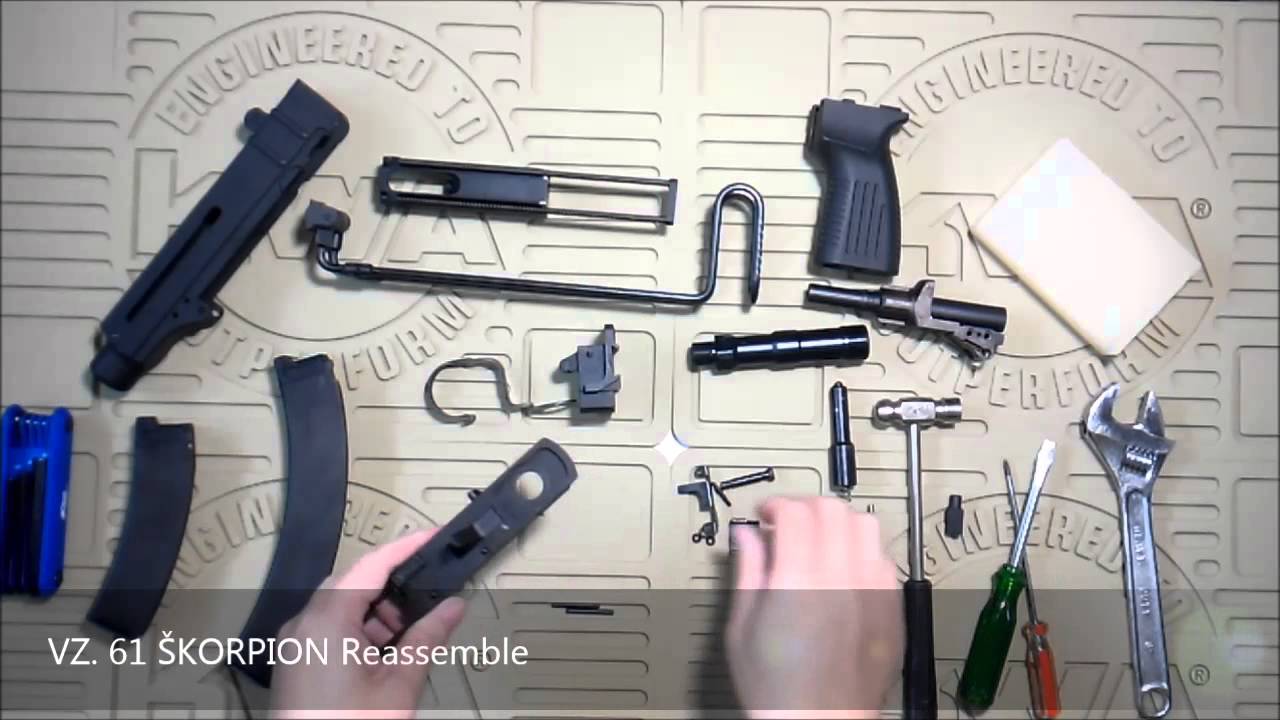 KSC VZ 61 SKORPION Takedown & Reassemble Guide