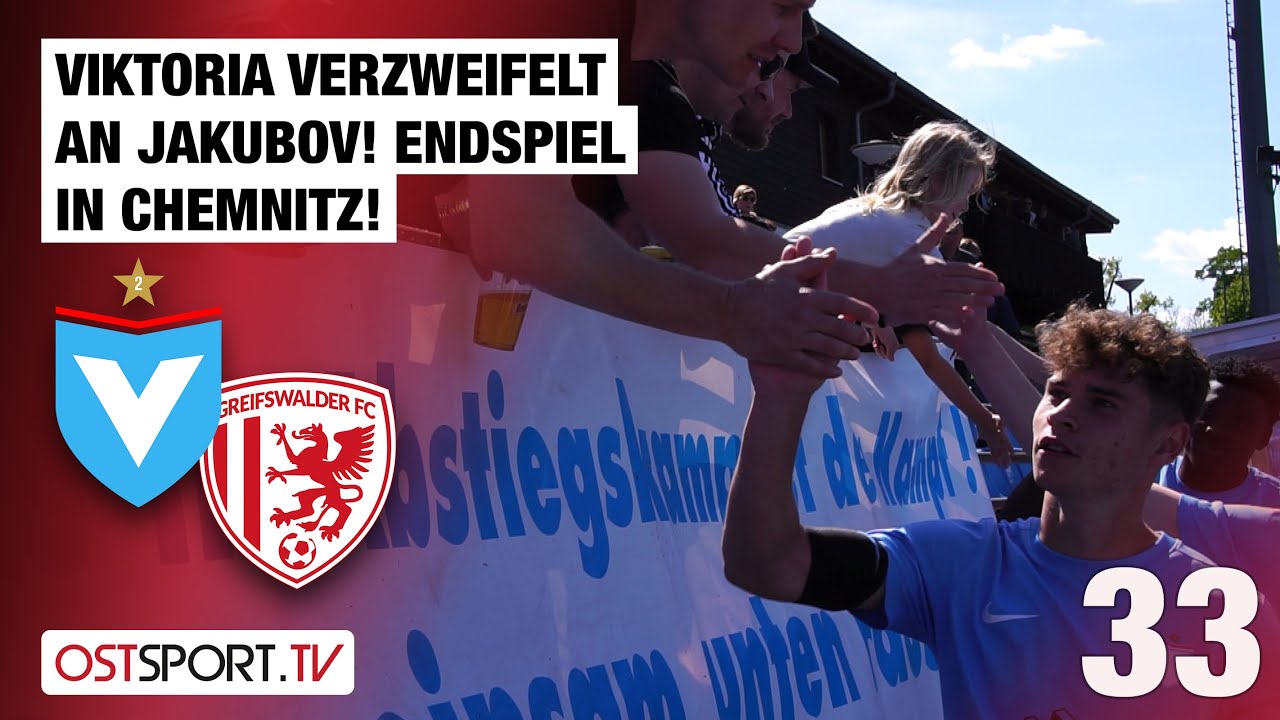 Viktoria verzweifelt an Jakubov! Endspiel in Chemnitz: Viktoria - Greifswald | Regionalliga Nordost