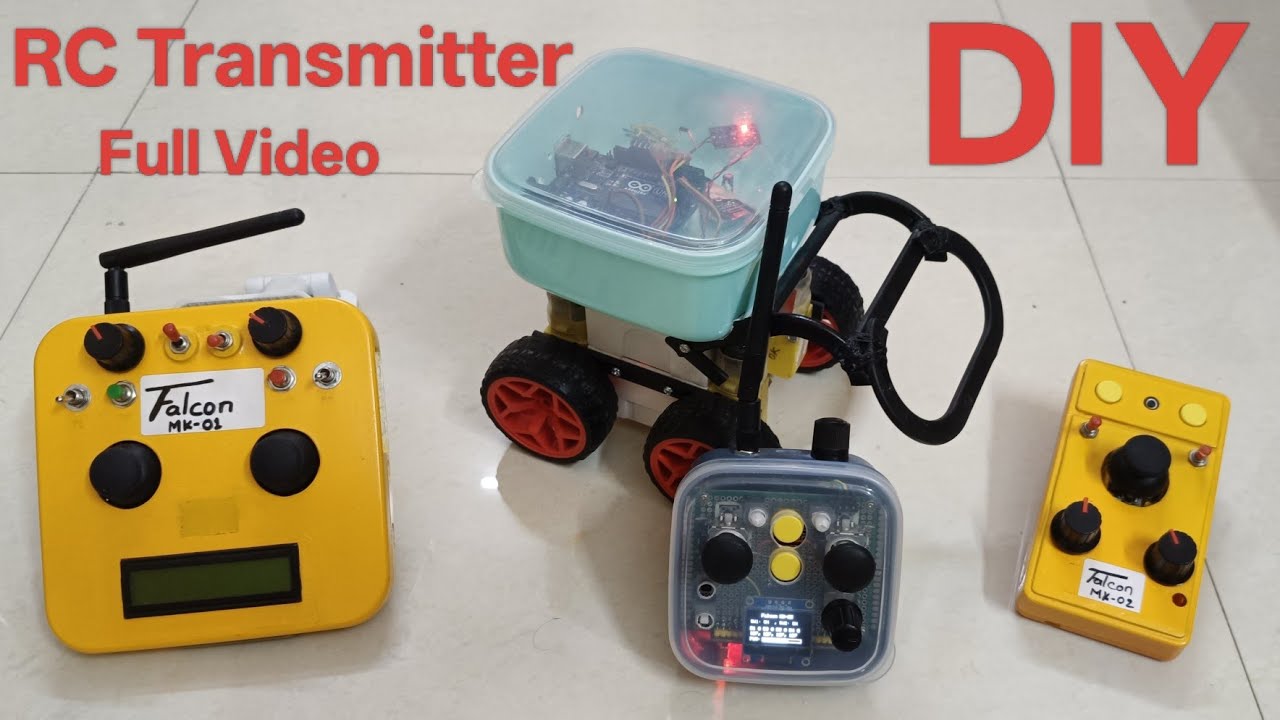 DIY Drone Transmitter step by step full Video | Falcon MK-03 with NRF24L01 and STM32