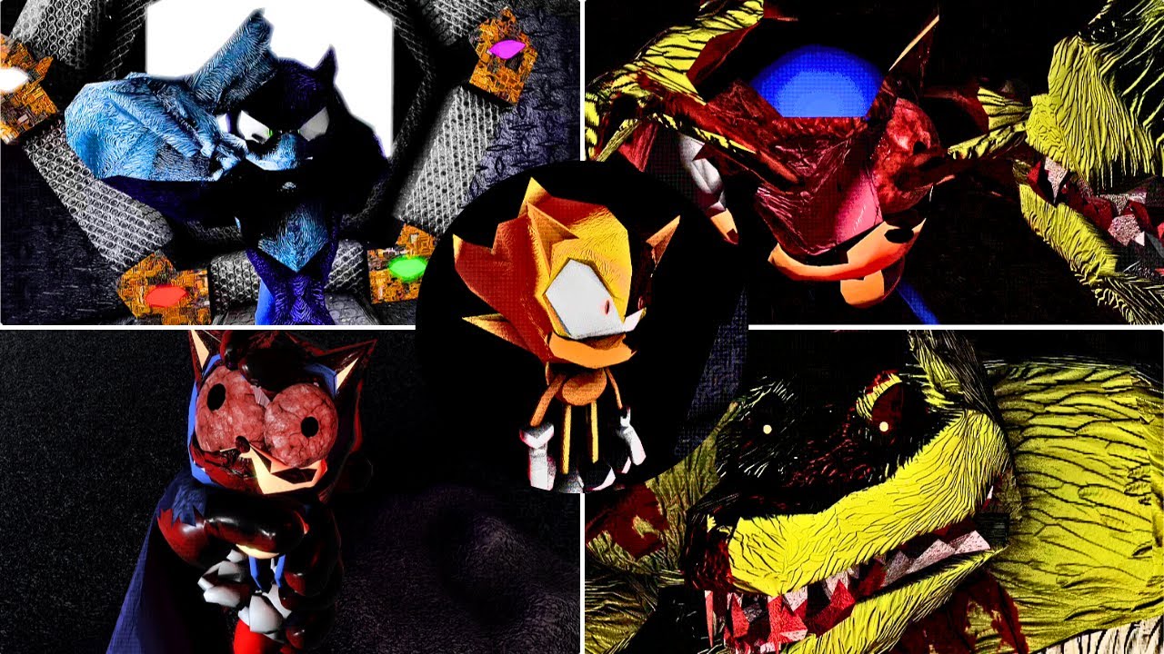 Scariest Sonic Game Ever Created? Re-Dimensions (All Endings)