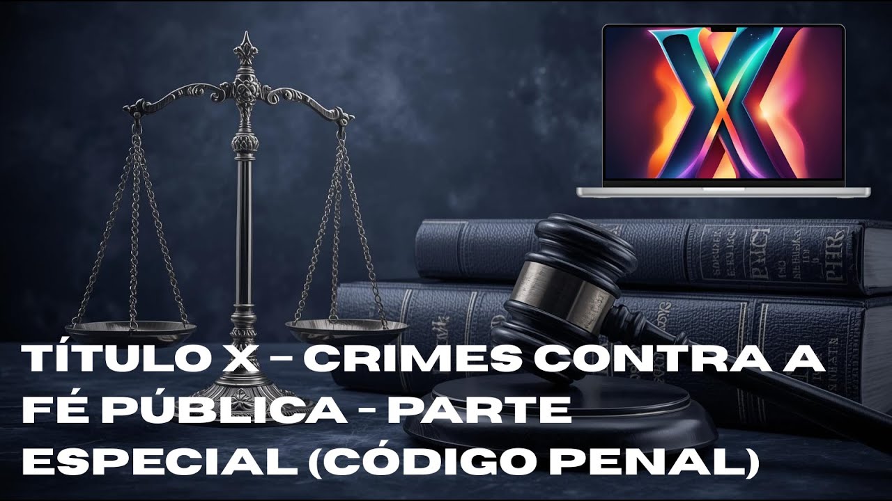 TÍTULO X – Crimes contra a Fé Pública - PARTE ESPECIAL (CÓDIGO PENAL)