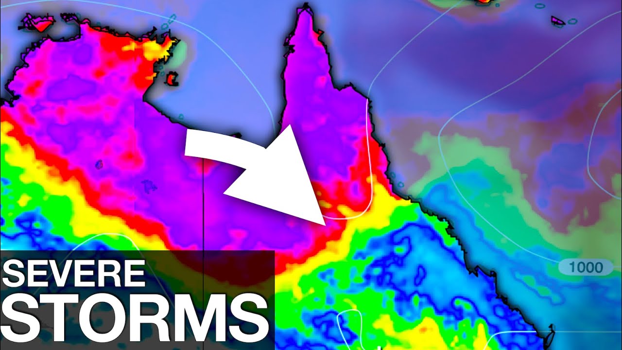 Australia: Severe Thunderstorms in Brisbane and Developing Coral Sea Cyclone