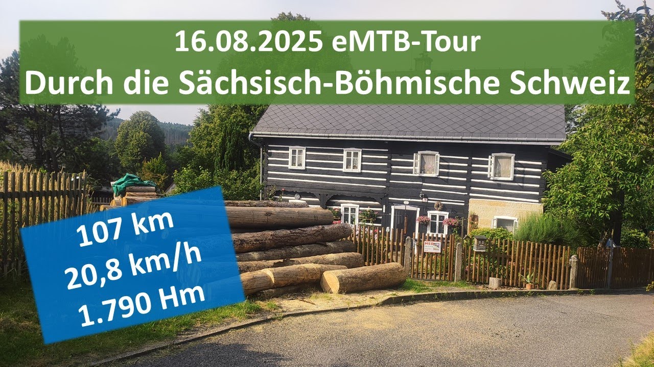 16.08.2025 eMTB-Tour: Sächsisch-Böhmische Schweiz