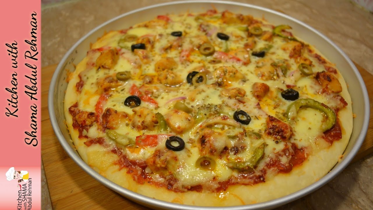 Tasty Chicken Fajita Pizza Recipe By Kitchen With Shama Abdul Rehman