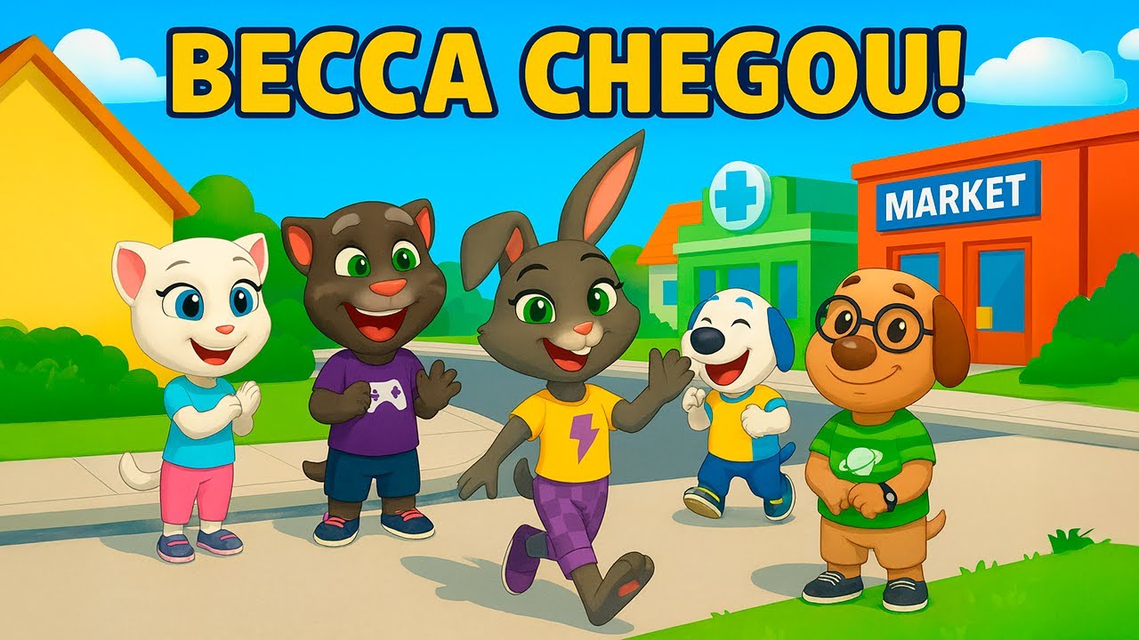 BECCA Chegou Para Se Juntar à Turma Do My Talking Tom Friends 2