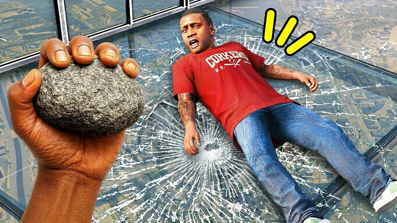 НИКОГДА НЕ ХОДИ по СТЕКЛЯННОМУ МОСТУ в GTA 5..