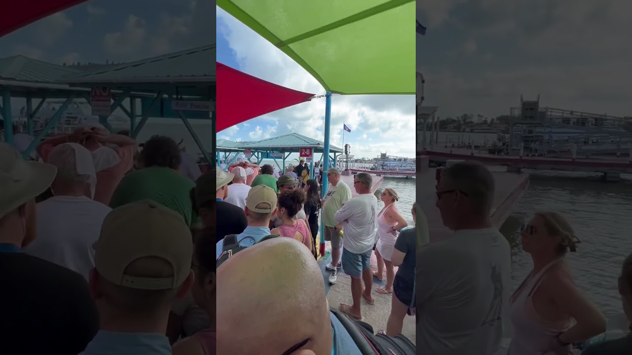 This is TERRIBLE!! 🤬 BELIZE- the WORST cruise tender port ever! #cruise #belize #shorts