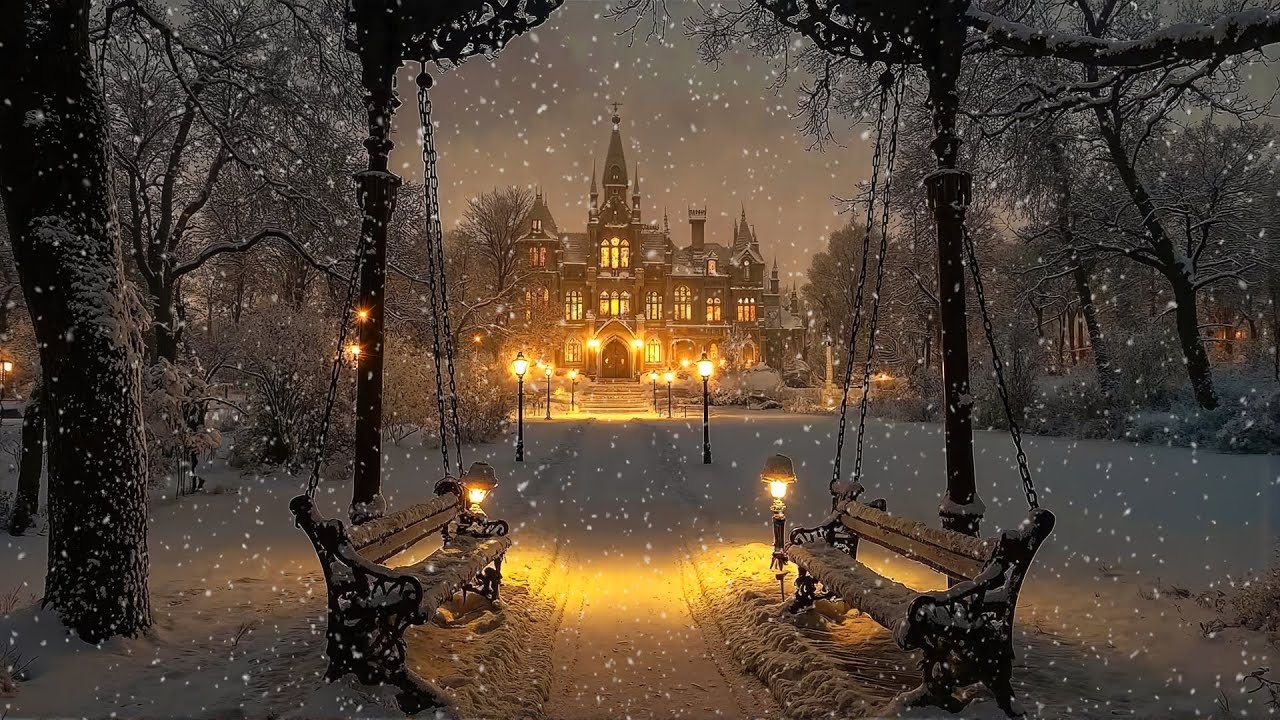 The Path Is Silent, the Castle Is Warm | Deep Reading Piano for Dark Academia Winter Nights