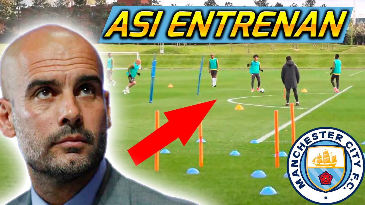 Como es un ENTRENAMIENTO del MANCHESTER CITY de PEP GUARDIOLA