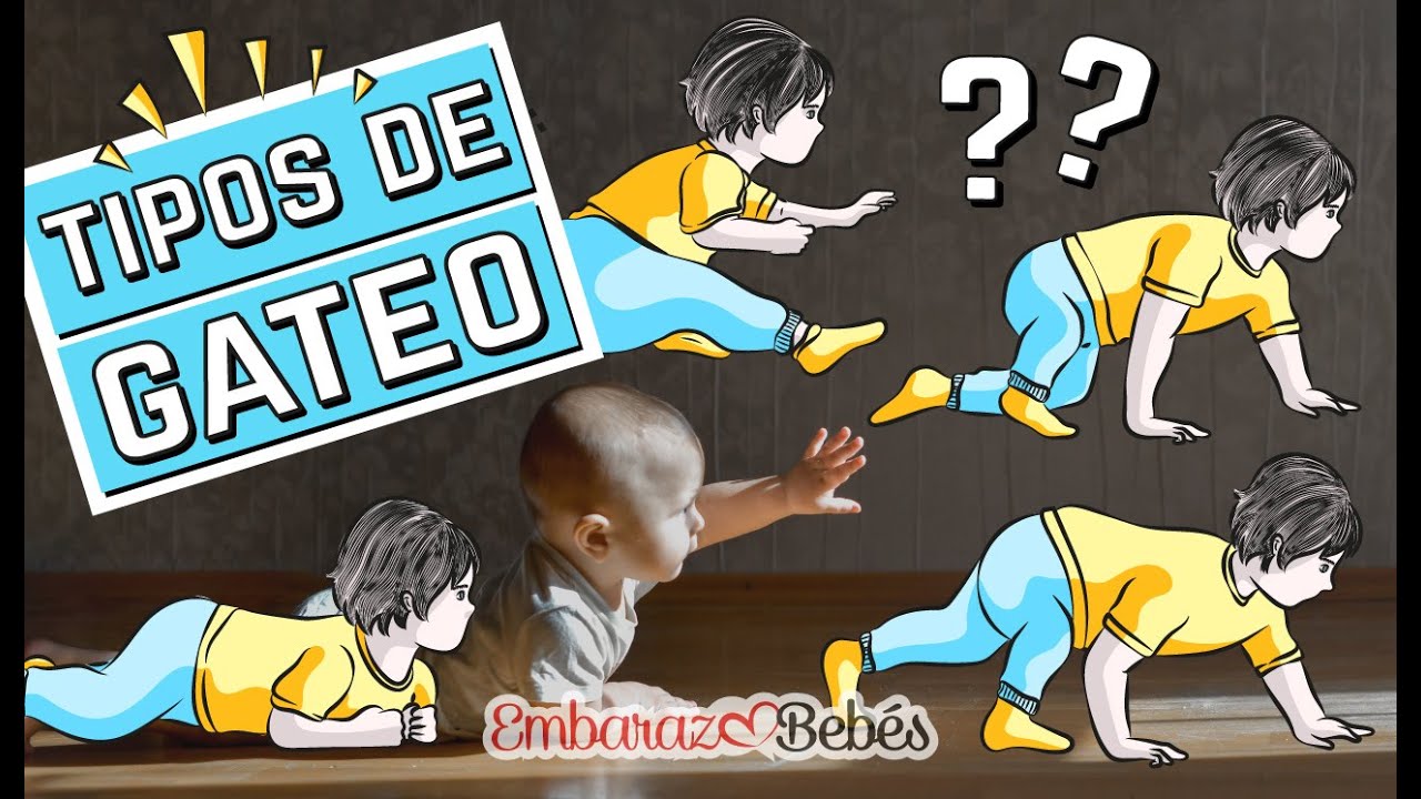 👀❓Gateo del bebé ¿LO HACE BIEN? ¿PROBLEMAS? TIPOS DE GATEO y significado