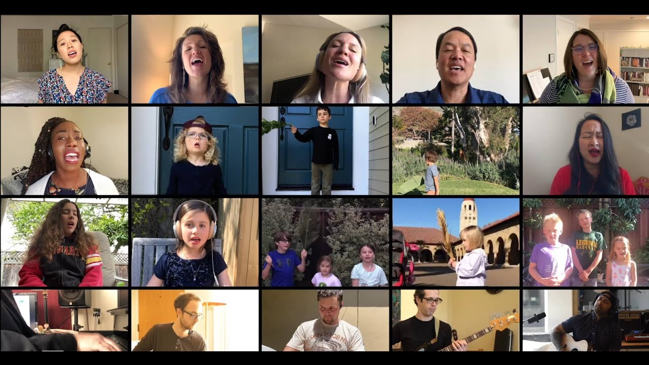 “Hosanna” (Hillsong Palm Sunday Quarantine Worship Cover) - by New Community Church, Menlo Park