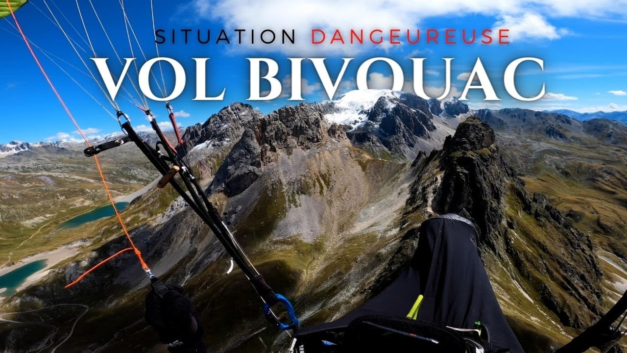 Passer un col en vol bivouac { Parapente }