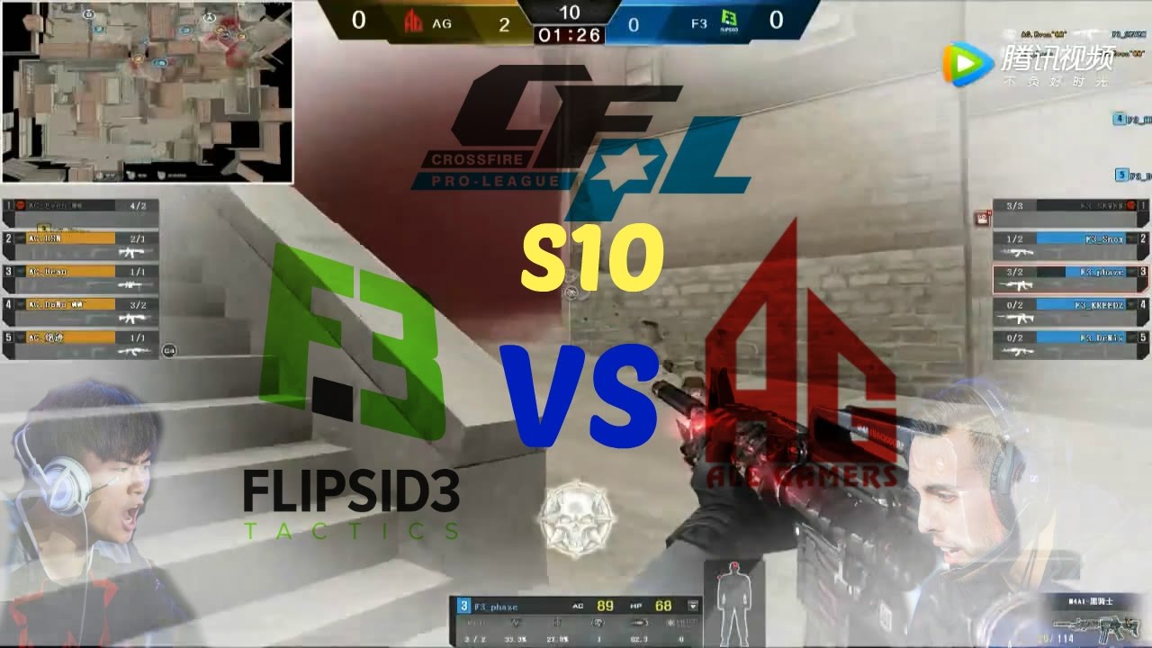 [CFPL S10] FlipSid3 vs AG Map1 Blackwidow [Crossfire]