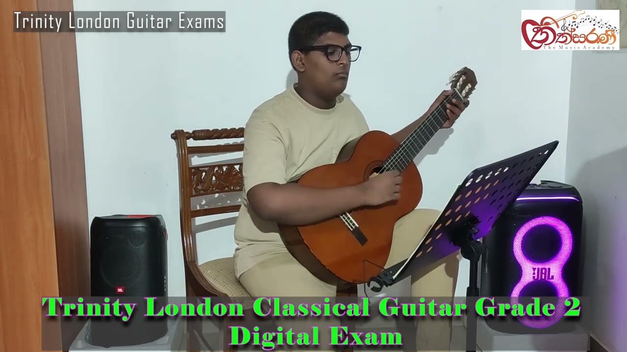 Trinity London Classical Guitar Grade 2 Digital Exam |Player Enoch Fernando | Teacher Kushan Kavindu