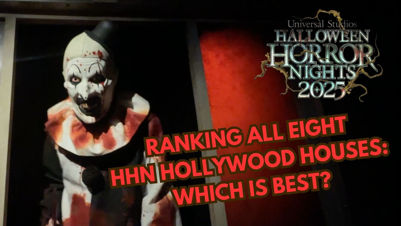 HALLOWEEN HORROR NIGHTS HOLLYWOOD 2025 - RANKING THE HOUSES: Jason, Terrifier, Five Nights and More