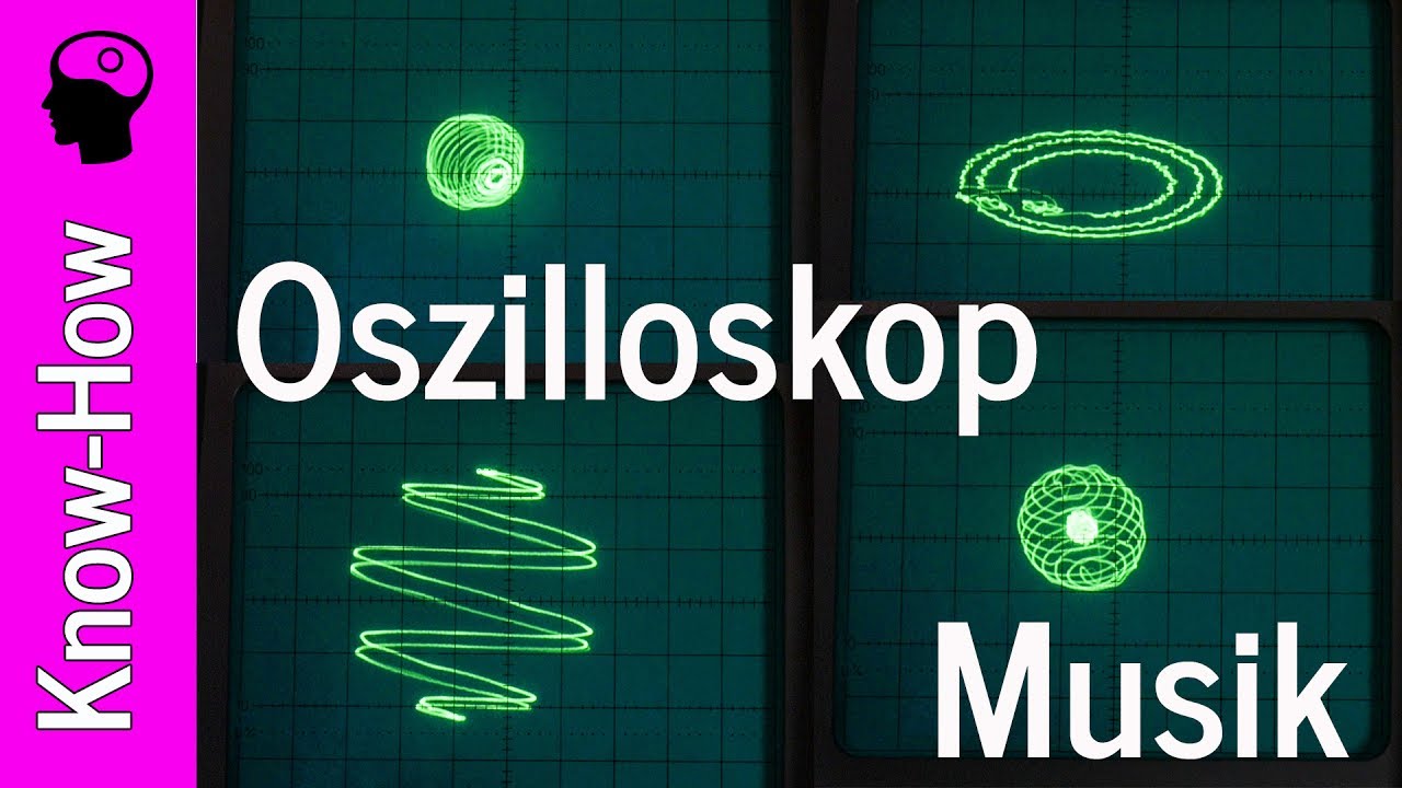 Rhythmisches Malen mit Elektronen - Oszi Musik!