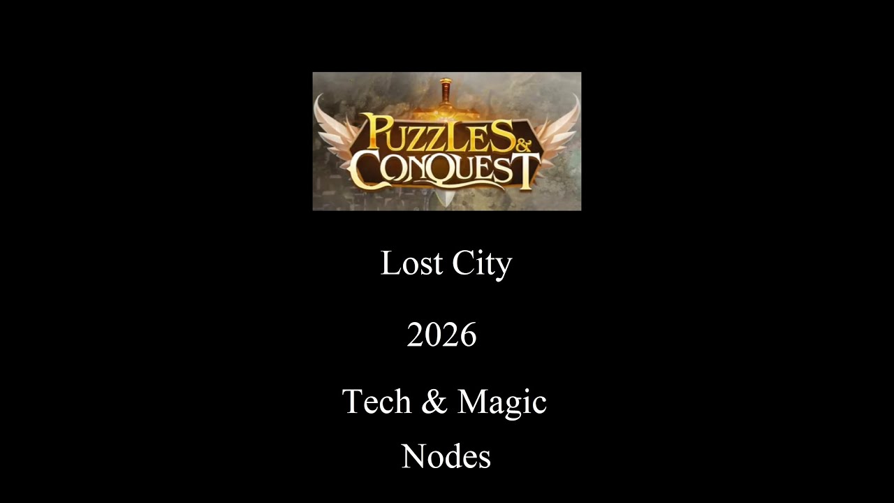 Lost City 2026 Tech and Magic Nodes