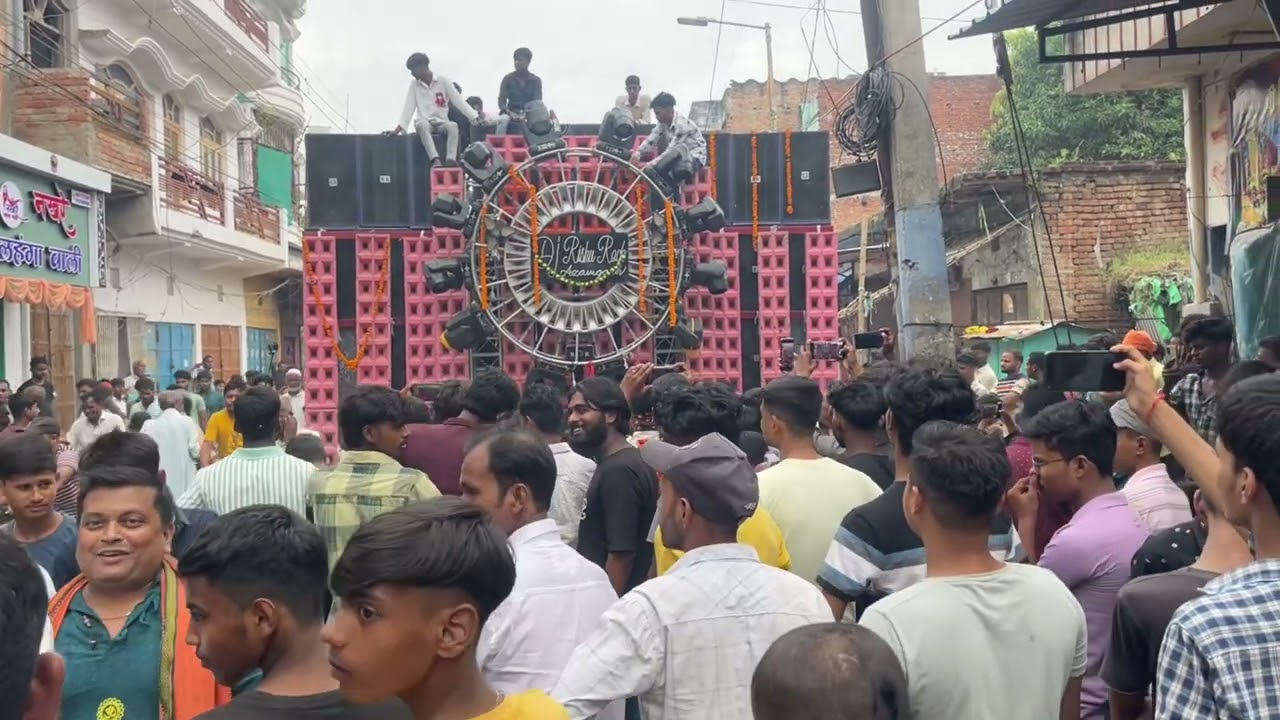 Dj rishu rock hard vibration sound testing 2024 setup 🔥🫨 rasra Durga Puja #djviral #dj