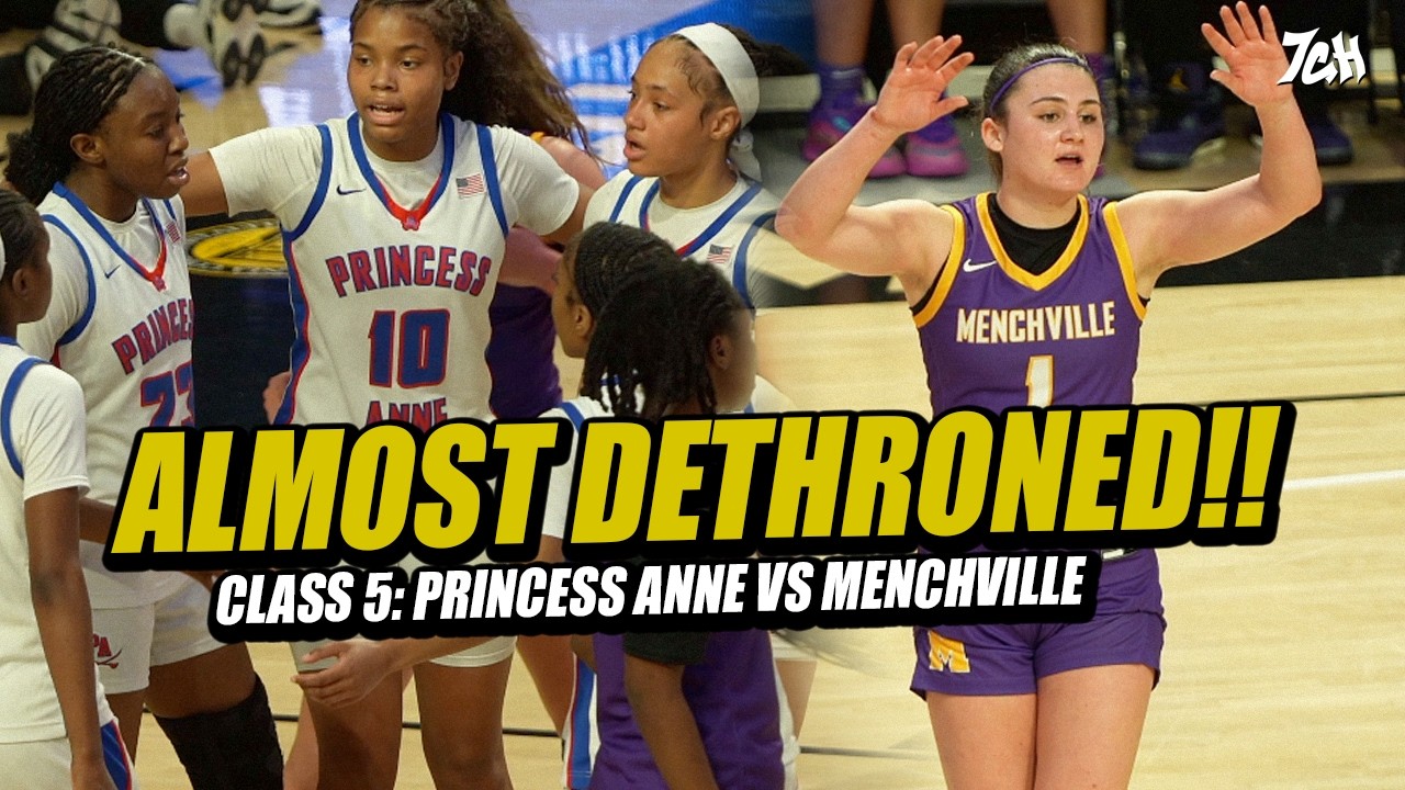 Almost Dethroned!! OVERTIME State Championship Battle (Princess Anne VS  Menchville)