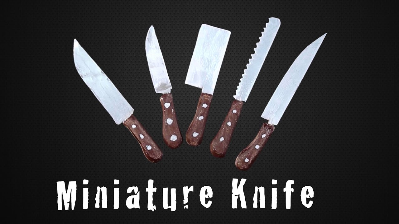 Miniature Kitchen Knife - Polymer Clay Tutorial