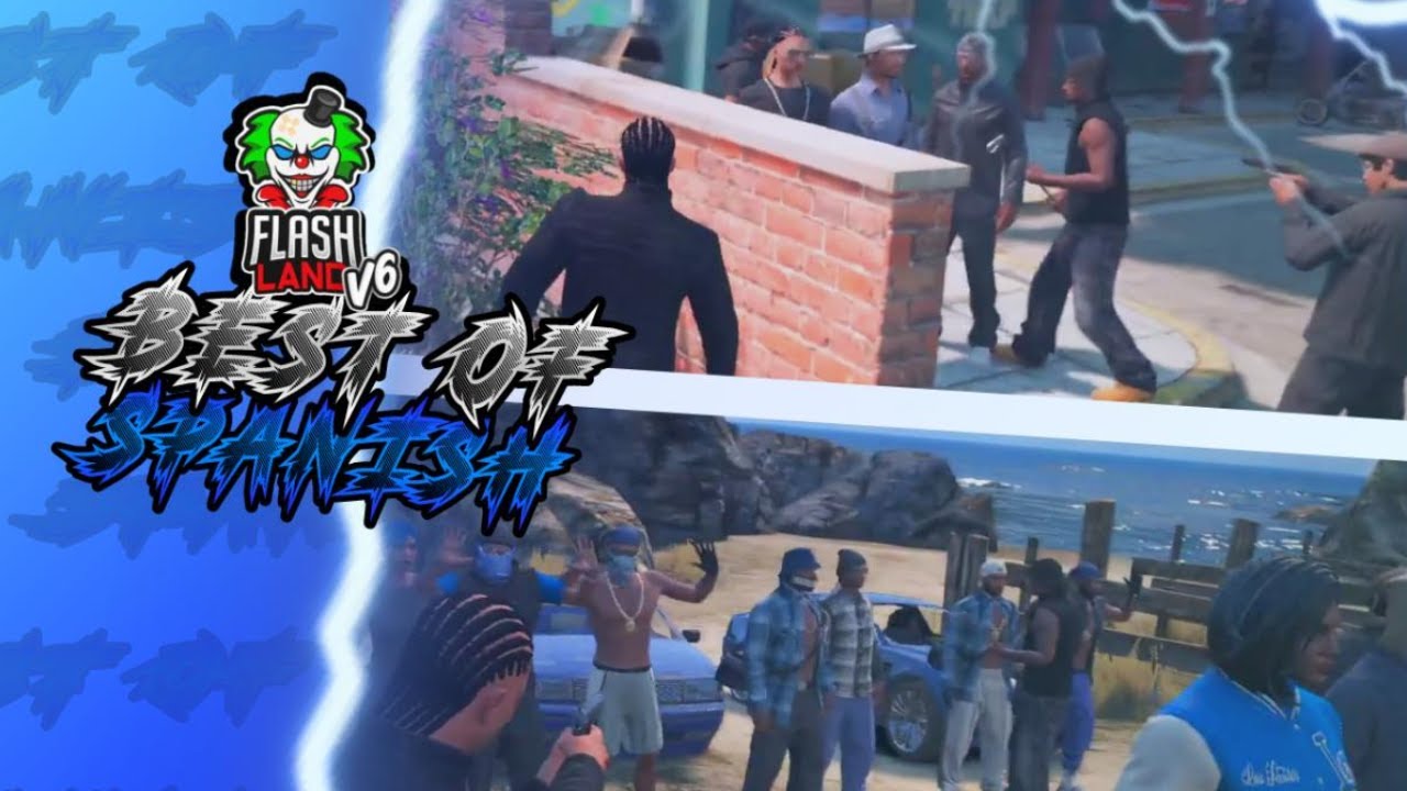 LES SPANISH BRAQUE TOUT LE MONDE 🔫 | GTA RP | BEST OF FLASHLAND V6 🔥 !