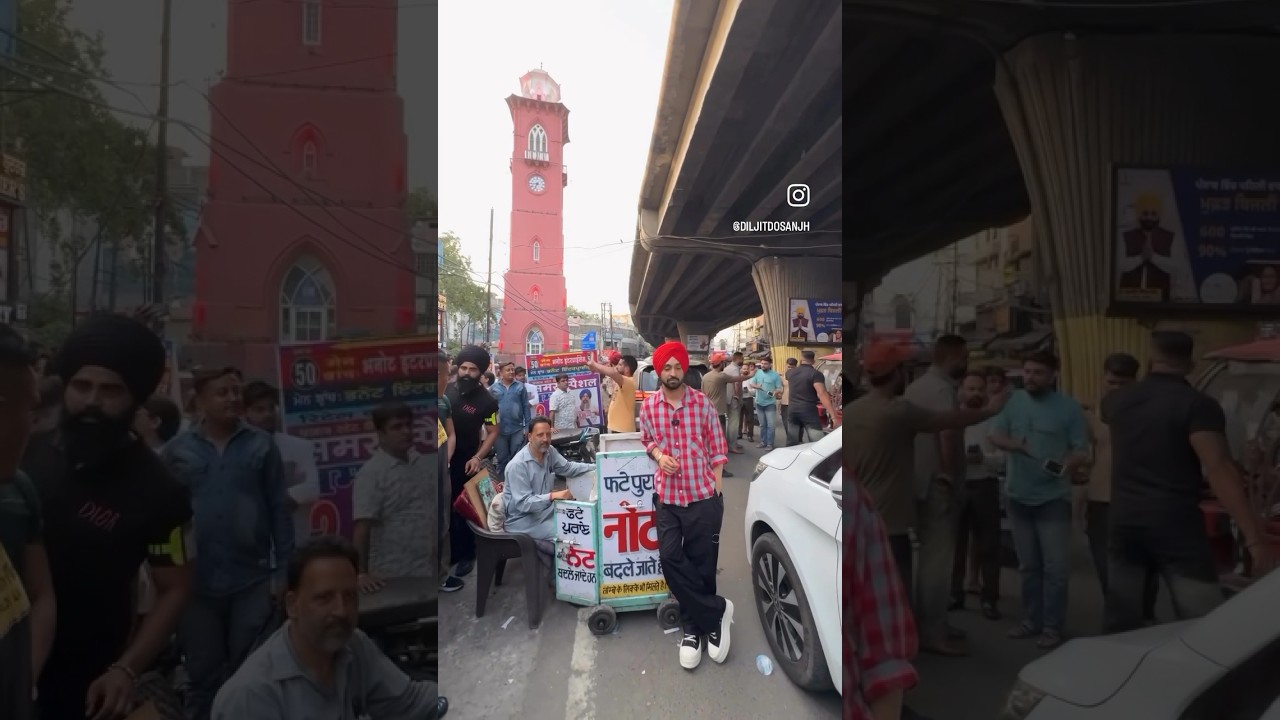 Diljit Dosanjh in Ludhiana #diljitdosanjh #punjabi #shortvideo #ludhiana #song #neerubajwa #trend