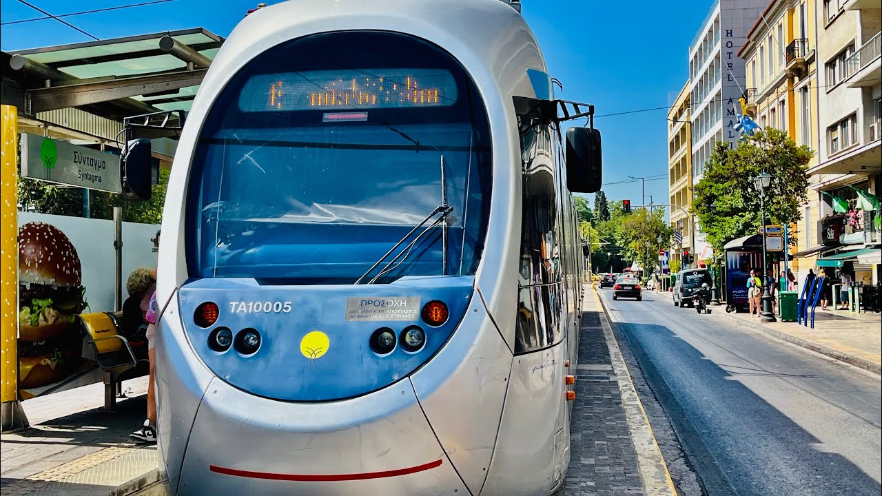 Athens Tram returns to Syntagma || ATr