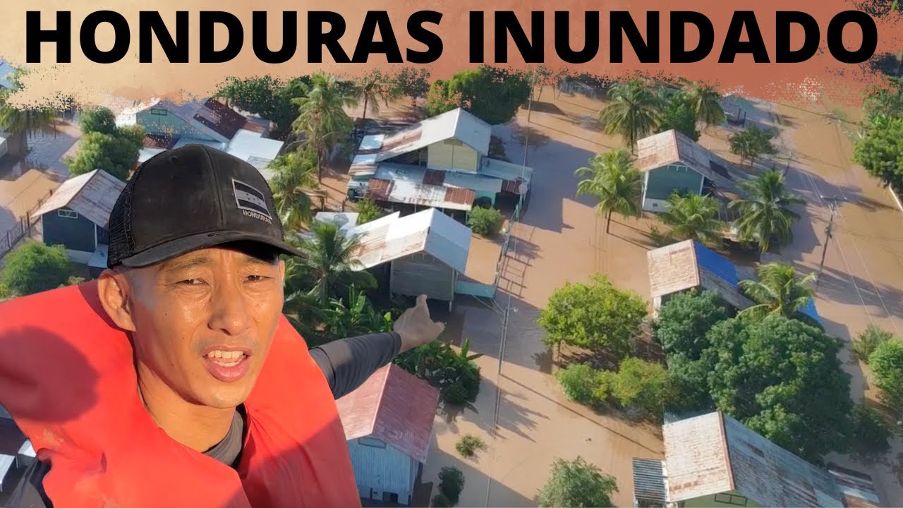 Quedé varado sin comida en zona inundada de Honduras | EMERGENCIA en la zona norte 🇭🇳
