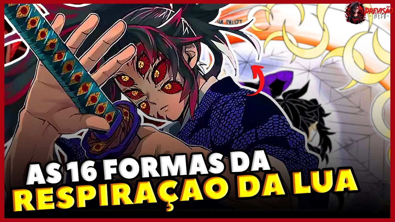 RESPIRAÇÃO DA LUA em Demon Slayer | TODAS AS 16 FORMAS EXPLICADAS
