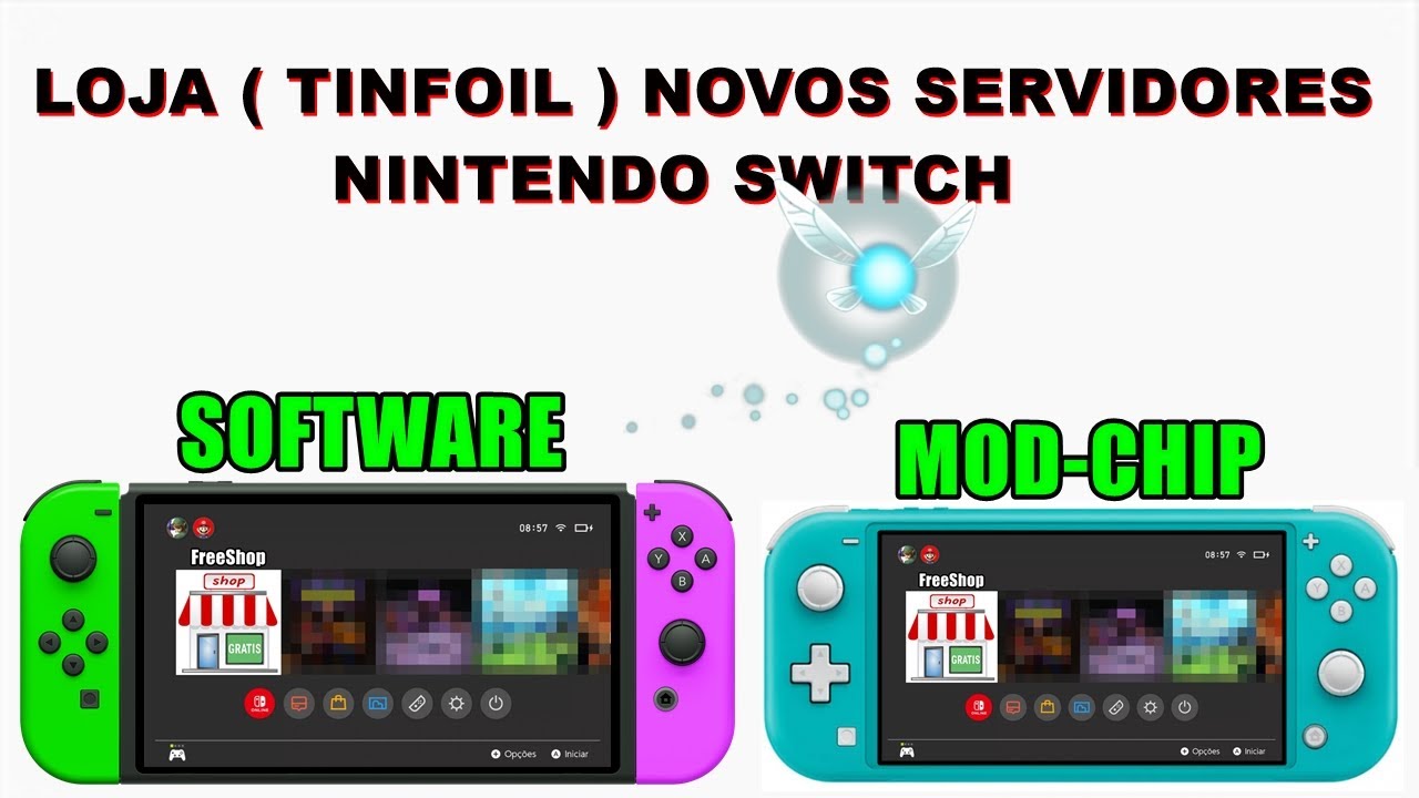 LOJA SHOP ( TINFOIL ) NOVOS SERVIDORES - NINTENDO SWITCH