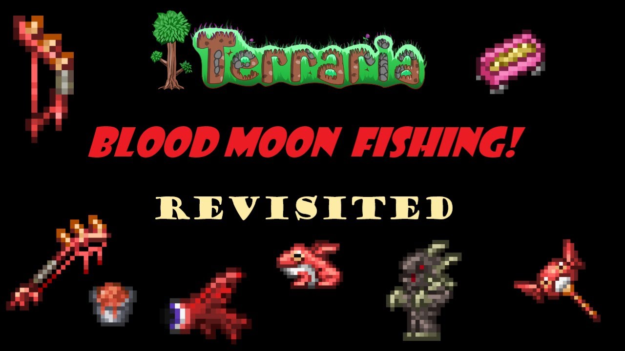Гайд по рыбалке в Кровавой луне в Terraria. Легко! Эффективно! Имбово!