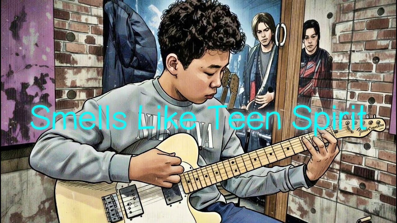 초등4학년 학생의 멋진 일렉커버!! Smells Like Teen Spirit
