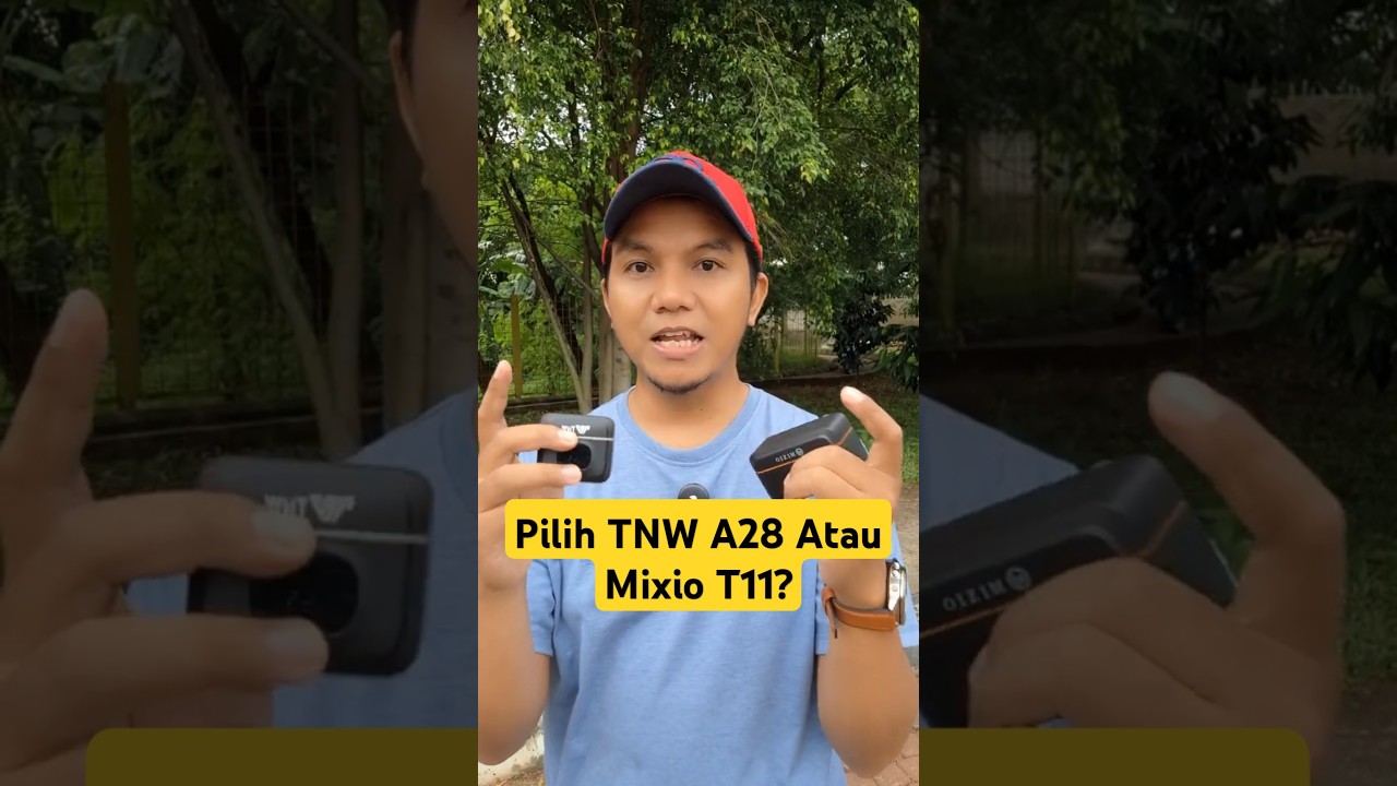 Pilih Mana? Mic Wireless TNW A28 Atau Mixio T11 #micclipon #mikrofon #micwireless #microphone