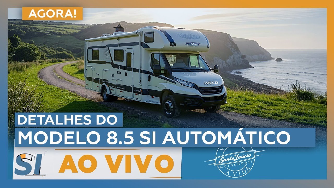 MOTORHOME SANTO INÁCIO: Motorhome 8.5 SI Iveco Automático - Robustez, potência e conforto
