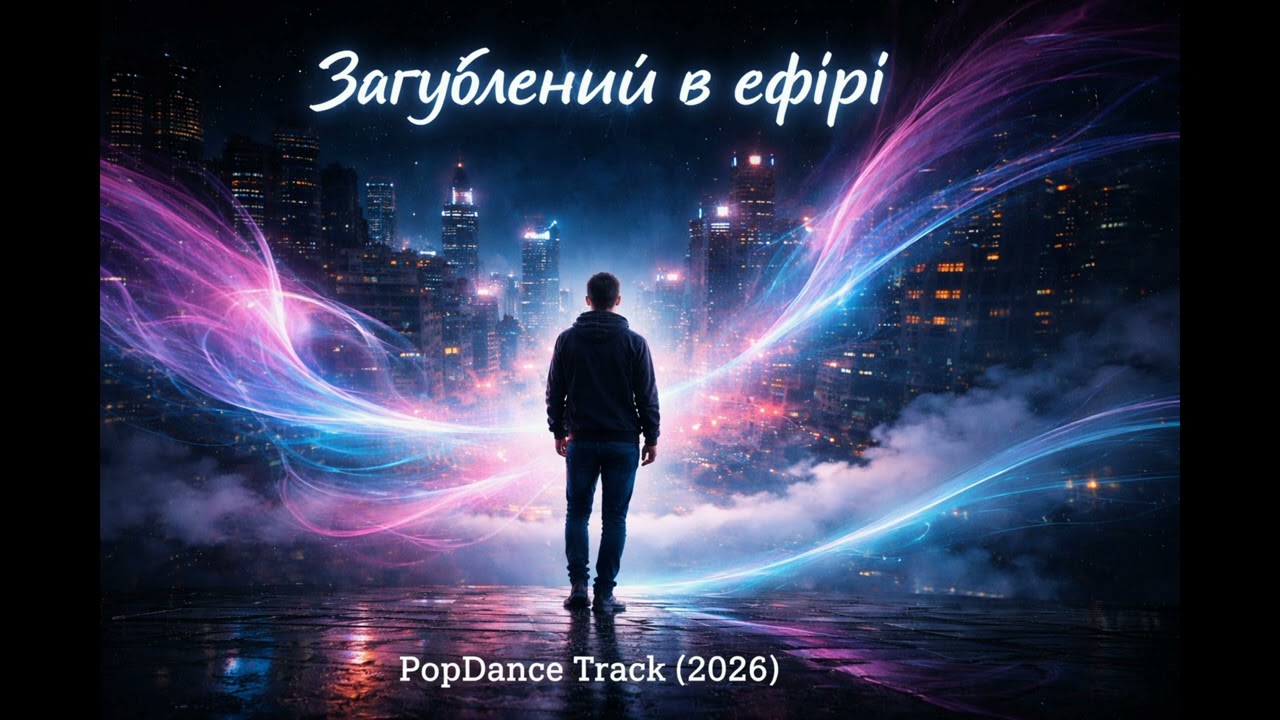 «Загублений в ефірі» | PopDance Track (2026) електронний трек, створений за допомогою AI.