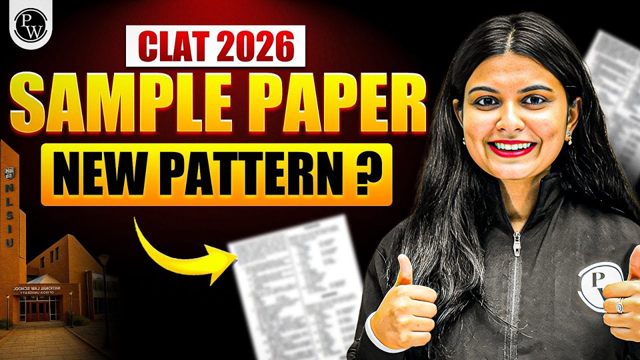 CLAT 2026 Sample Paper MAJOR CHANGE&mdash;Don&rsquo;t Skip This! | CLAT 2026 New Pattern ?