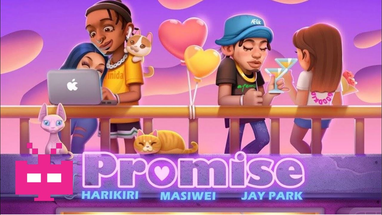 HARIKIRI FT. 马思唯  ❌  朴宰范 JAY PARK - 《PROMISE》 Official Lyric Video