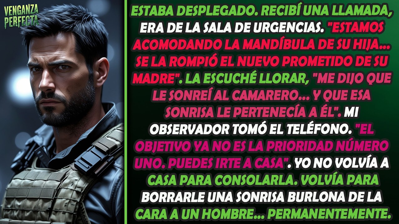 Le rompieron la mandíbula a mi hija, así que mi comandante me dio un Black Hawk para volver a ...