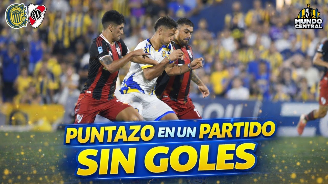 CENTRAL IGUALÓ CON RIVER EN EL GIGANTE, EN UN PARTIDO INTENSO PERO SIN GOLES