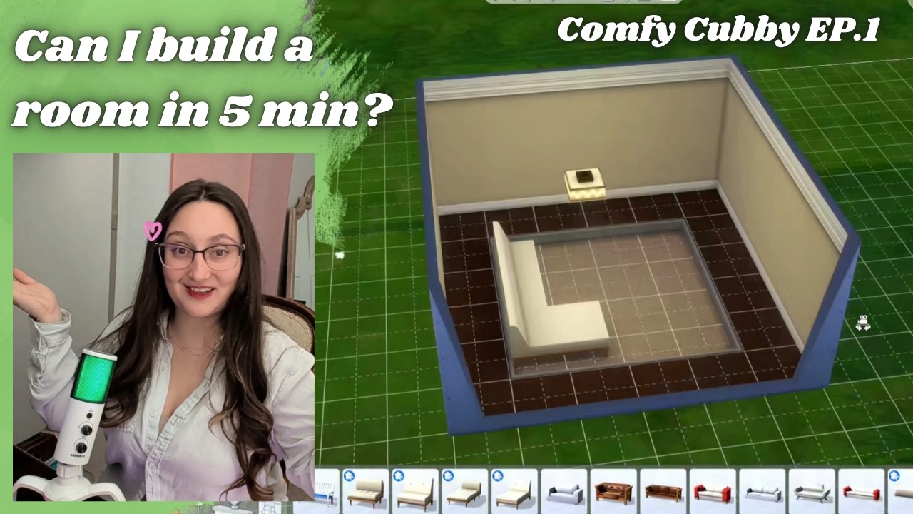 Sims 4 | Lets build a room in 5 minutes Ep 1