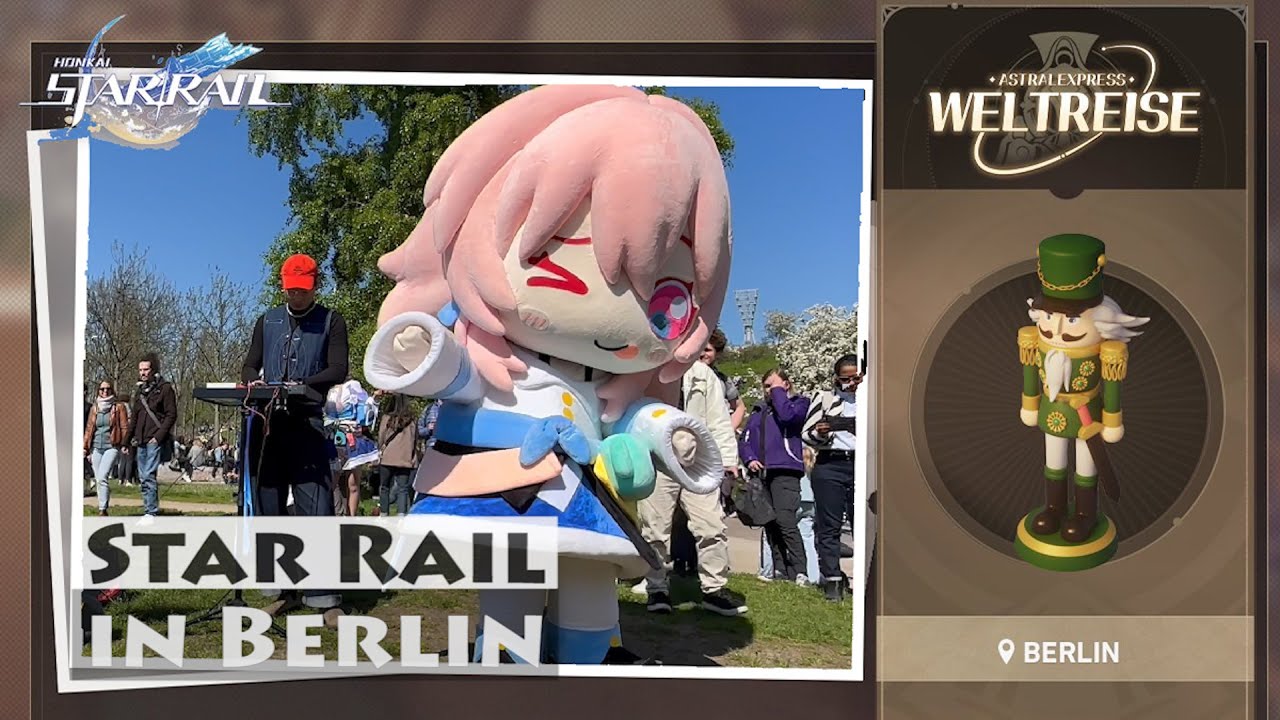 Honkai Star Rail Flash Mob in Berlin - Mauer Park 30.04.2023 - WyGryFf Live