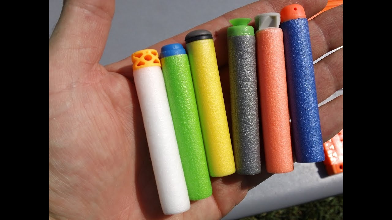 Nerf Dart Comparison : What common darts are best?