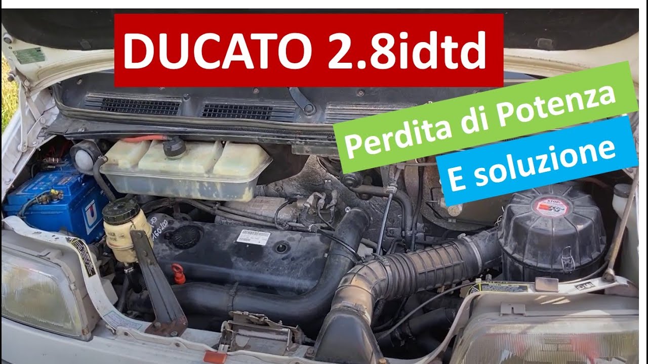 Camper Ducato 2.8idtd poca potenza: analisi e soluzione
