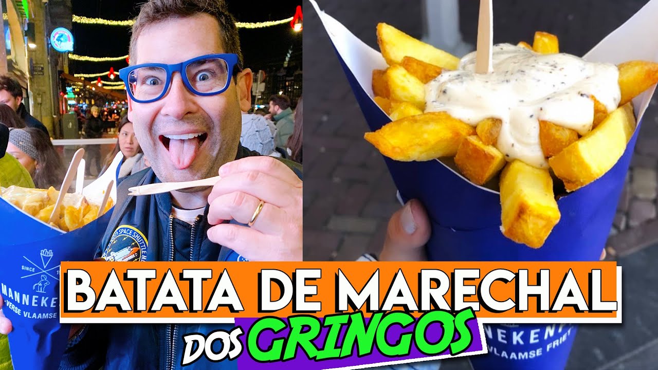 Batata de Marechal dos gringos 🍟 Noitada Muito Louca em Amsterdam Parte 1