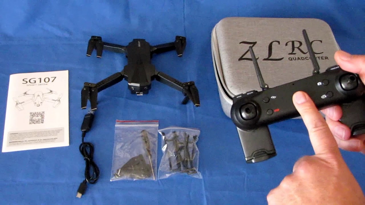 ZLRC SG107 Beginners FPV Camera Drone Flight Test Review