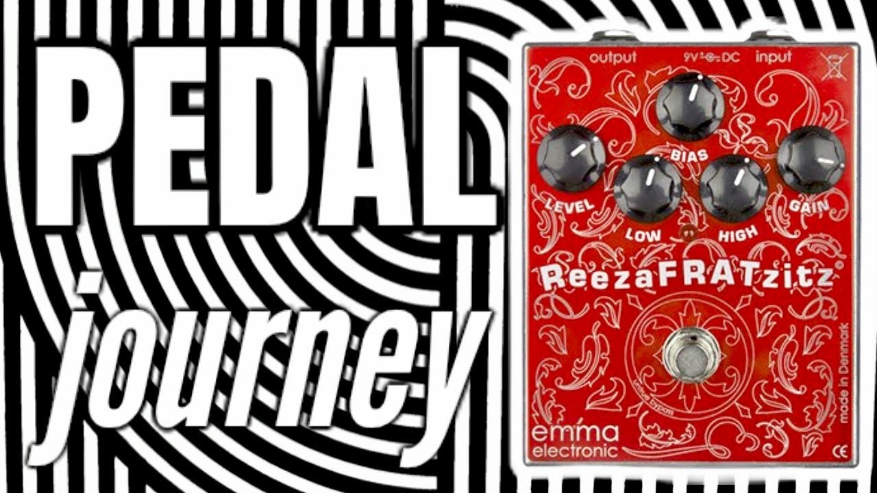 EMMA electronic ReezaFRATzitz II Distortion / Overdrive Pedal Demo / MUSE Matt Bellamy guitar sound