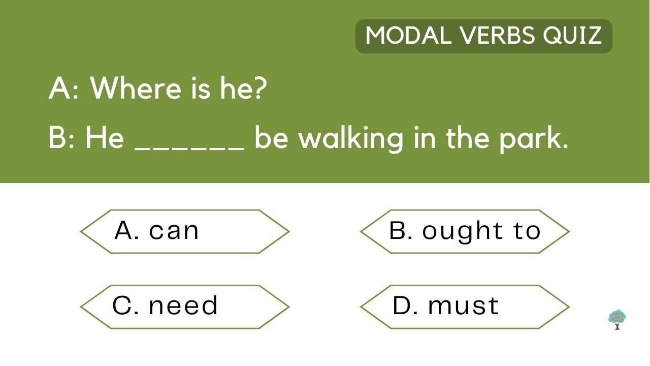 Test your English Modal Verbs Knowledge | Modal Verbs Quiz | 10 Questions with Answers