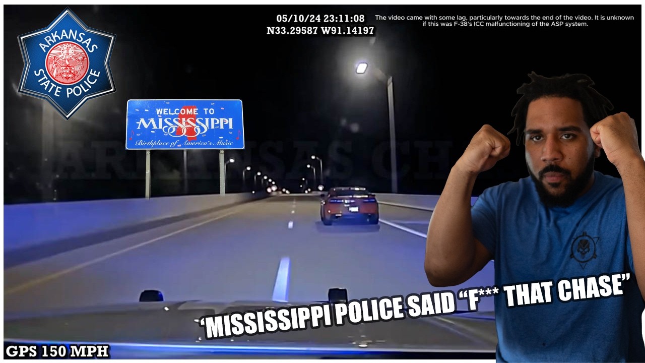 Perfect Chase | Camaro SS doing 150MPH hits MISSISSIPPI State Line, forcing ASP to TERM Chase!