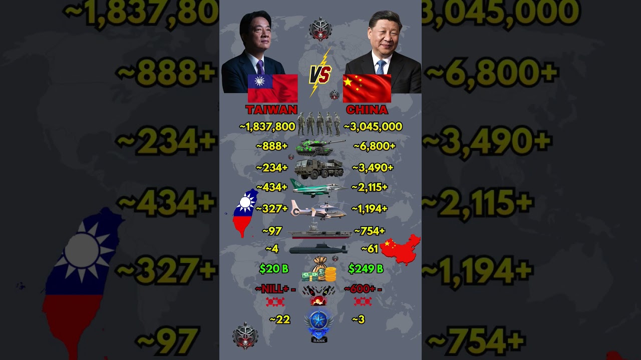 Taiwan vs China Military Power 2026