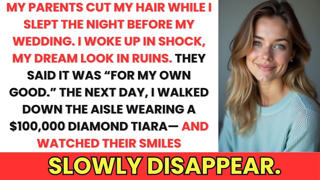 My Parents Cut My Hair While I Slept Before My Wedding — Next Day, They Saw My $100K Diamond Tiara